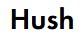 Логотип Hush