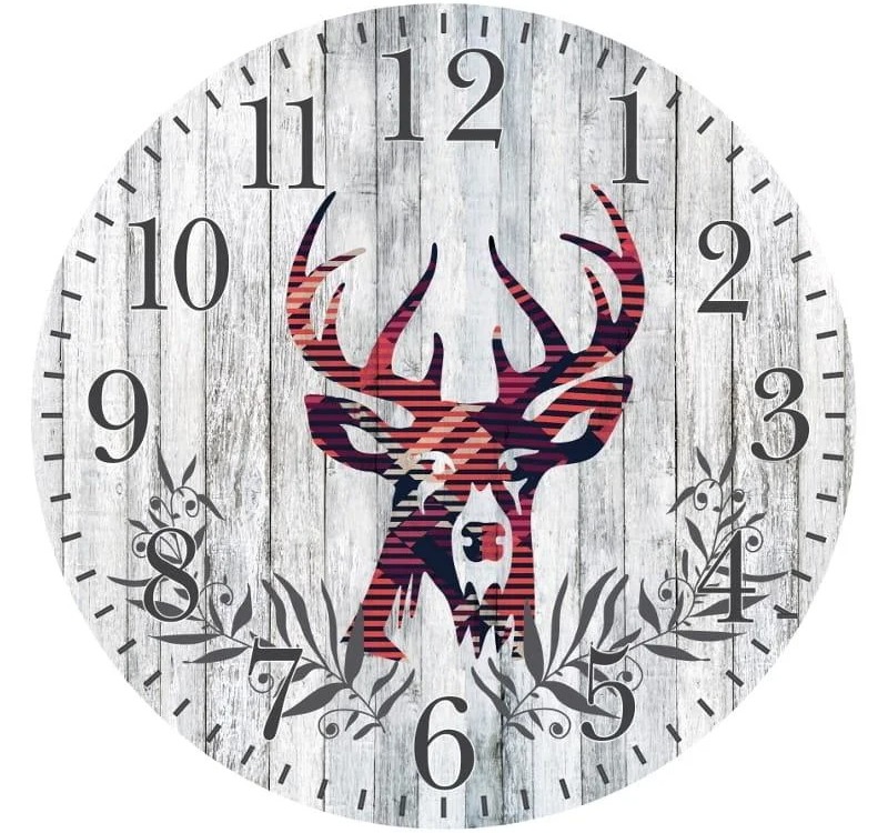 Настенные часы Platinet Deer PZDC (серый)