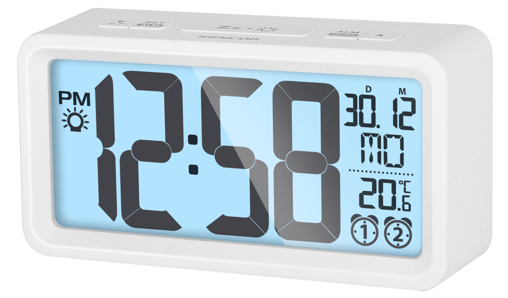 Настольные часы Sencor SDC 2800 W