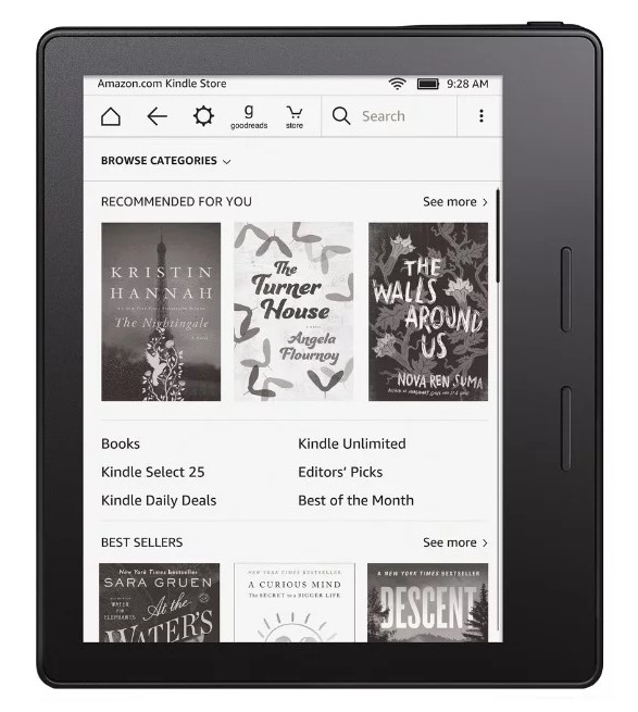 Электронная книга Amazon Kindle Oasis 2017 8GB (графитовый)